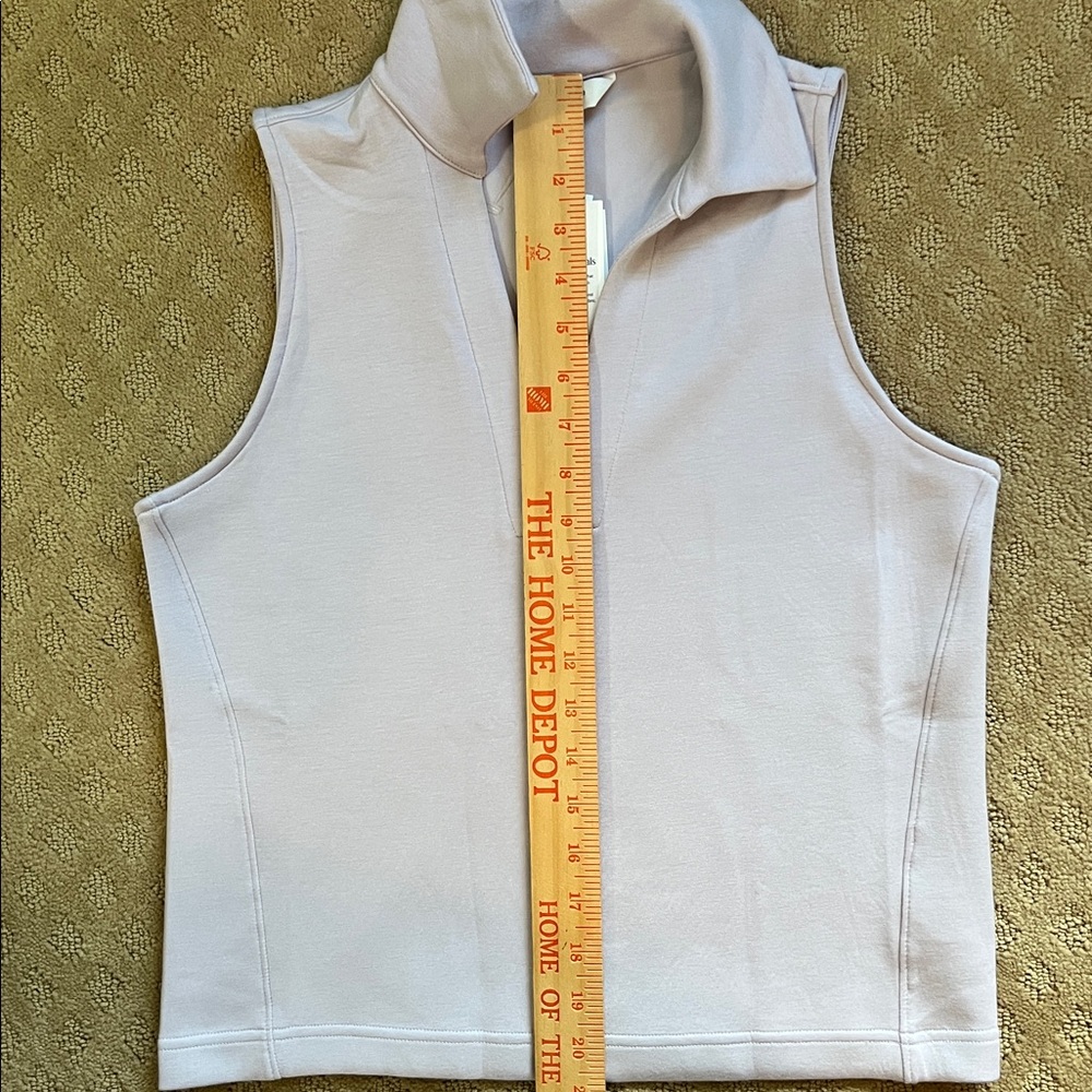 NEW SPANX Air Essentials Light Purple Sleeveless Collared Polo Tank Sz S - Picture 7 of 8
